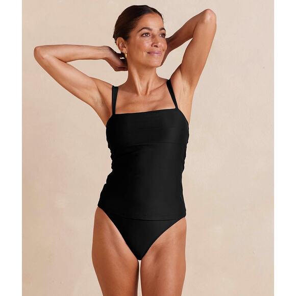 summersalt Other - Summersalt Oasis Tankini Top in Black Size 8